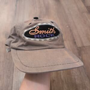 VTG Smith Rock Adjustable Hat Cap Rock Climbing Hat Distressed Oregon Portland
